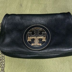 Leather Tory Burch Clutch